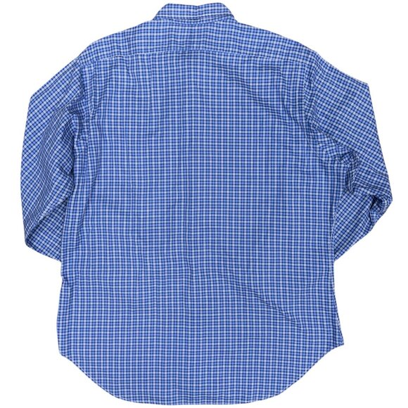 Men's LAUREN RALPH LAUREN 100% Cotton Blue Classic Fit Button Down | Size 16.5" - Picture 2 of 9